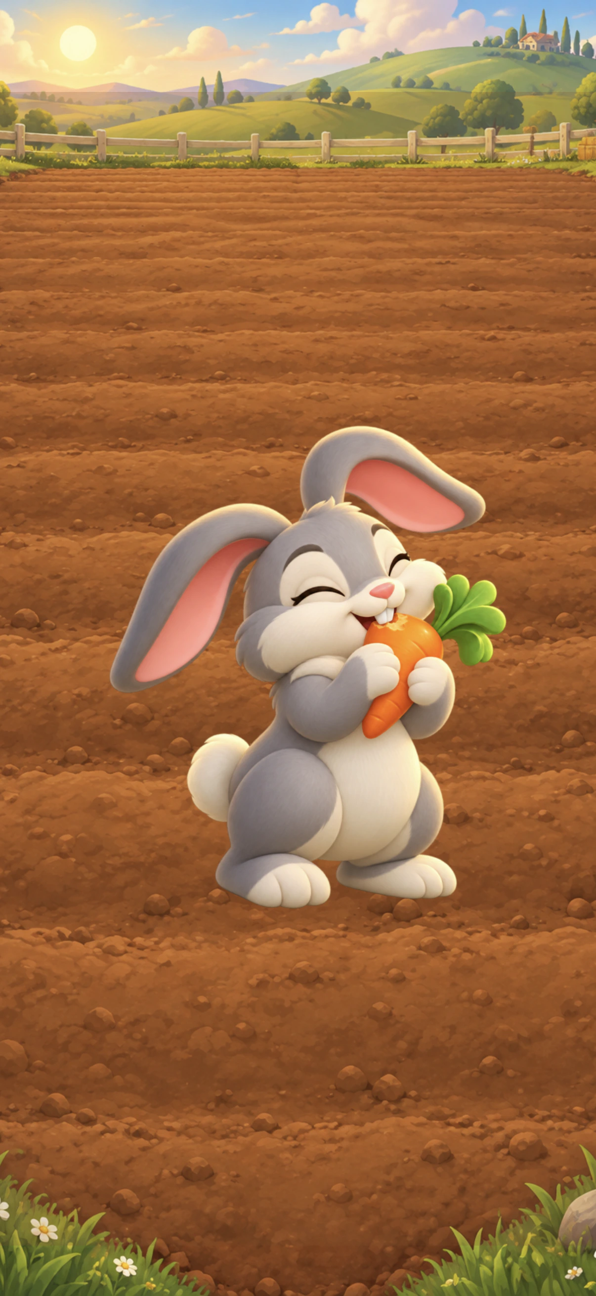 Rabbit Carrot Roulette — rabbit eating a carrot after a pull